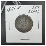 1856 Seated Liberty Silver Dollar