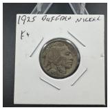 1925 Buffalo nickel