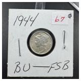 1944 Mercury Silver Dime