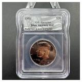 1965 ICG SILVER RUTHENIUM & GOLD half