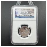 2016s SILVER CUMBERLAND GAP PF 69 ULTRA CAMEO QUAR