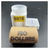 $20 Roll Of Morgan Silver Dollars W/ Cc Tail&1878