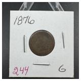 1876 Indian Head Cent