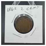 1865 2 cent
