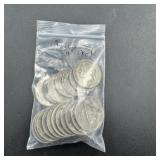 19 Jefferson Silver War Nickels