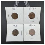 Lot of 1970s Lincoln Cents