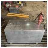 100-gallon Aluminum Diamond Plate Fuel Tank With P