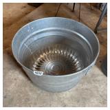 Galvanized Bushel Basket