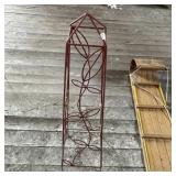 Metal Garden Sculpture - 42 Inches Tall