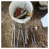 Bucket Of Fencing Supplies