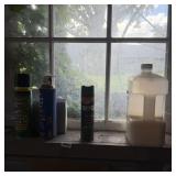 Shelf Contents With Hornet Spray