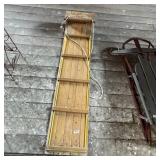 Vintage Wooden Sled - 60 Inches Long By 12 Inches