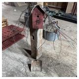 Birdhouse Yard Ornament