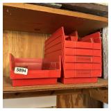 Red Bolt Bin Organizer