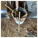 Bucket Of Concrete Form Stakes