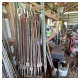 Approximately 70 Steel Fence Posts