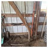 Antique Wooden Hand Scythe