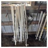 Lot Of Plastic Fence Posts