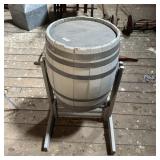 Antique Oak Butter Churn