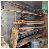 Large Lot Of Lumber, Corrugated Steel & More