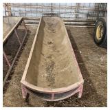 Heavy-duty Metal Cattle Feeder - 2 Feet Wide X 11