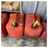 Two 5-gallon Gas Cans