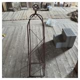 Metal Garden Sculpture - 52 Inches Tall By 12 Inch