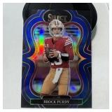 2025 Select Brock Purdy Blue Football Card, Serial