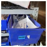 Blue Bolt Bin Containing Assorted Hardware And Bol