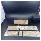 (5) Emergency Notes Wwii  Guerrilla Issue Currency