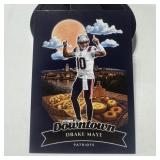 Custom Drake Maye Downtown Football Card