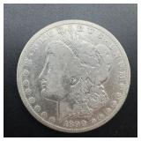 1890-cc Morgan Silver Dollar