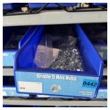 Blue Bolt Bin Containing Assorted Hardware And Bol