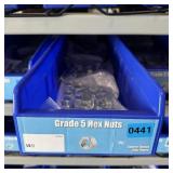 Blue Bolt Bin Containing Assorted Hardware And Bol