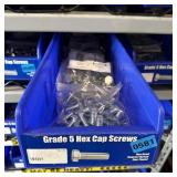 Blue Bolt Bin Containing Assorted Hardware And Bol