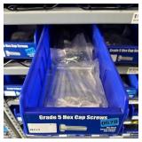 Blue Bolt Bin Containing Assorted Hardware And Bol