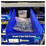 Blue Bolt Bin Containing Assorted Hardware And Bol