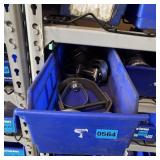 Blue Bolt Bin Containing Assorted Hardware And Bol