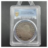 1799 Flowing Hair $1 Silver Dollar Graded Pcgs Gol