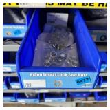 Blue Bolt Bin Containing Assorted Hardware And Bol
