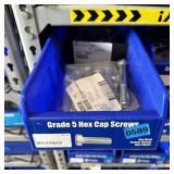 Blue Bolt Bin Containing Assorted Hardware And Bol