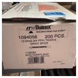 Lot Of 2-inch Buildex Metal Screws