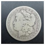 1878-cc Morgan Silver Dollar