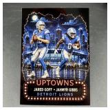 Custom Jared Goff And Jahmyr Gibbs Uptown Football