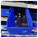 Blue Bolt Bin Containing Assorted Hardware And Bol