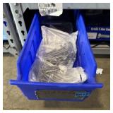 Blue Bolt Bin Containing Assorted Hardware And Bol