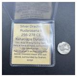 Silver Drachm Of Rudrasena Ii, 256278 Ce Kshatrap