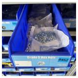 Blue Bolt Bin Containing Assorted Hardware And Bol