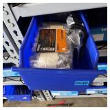 Blue Bolt Bin Containing Assorted Hardware And Bol