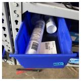 Blue Bolt Bin Containing Assorted Hardware And Bol